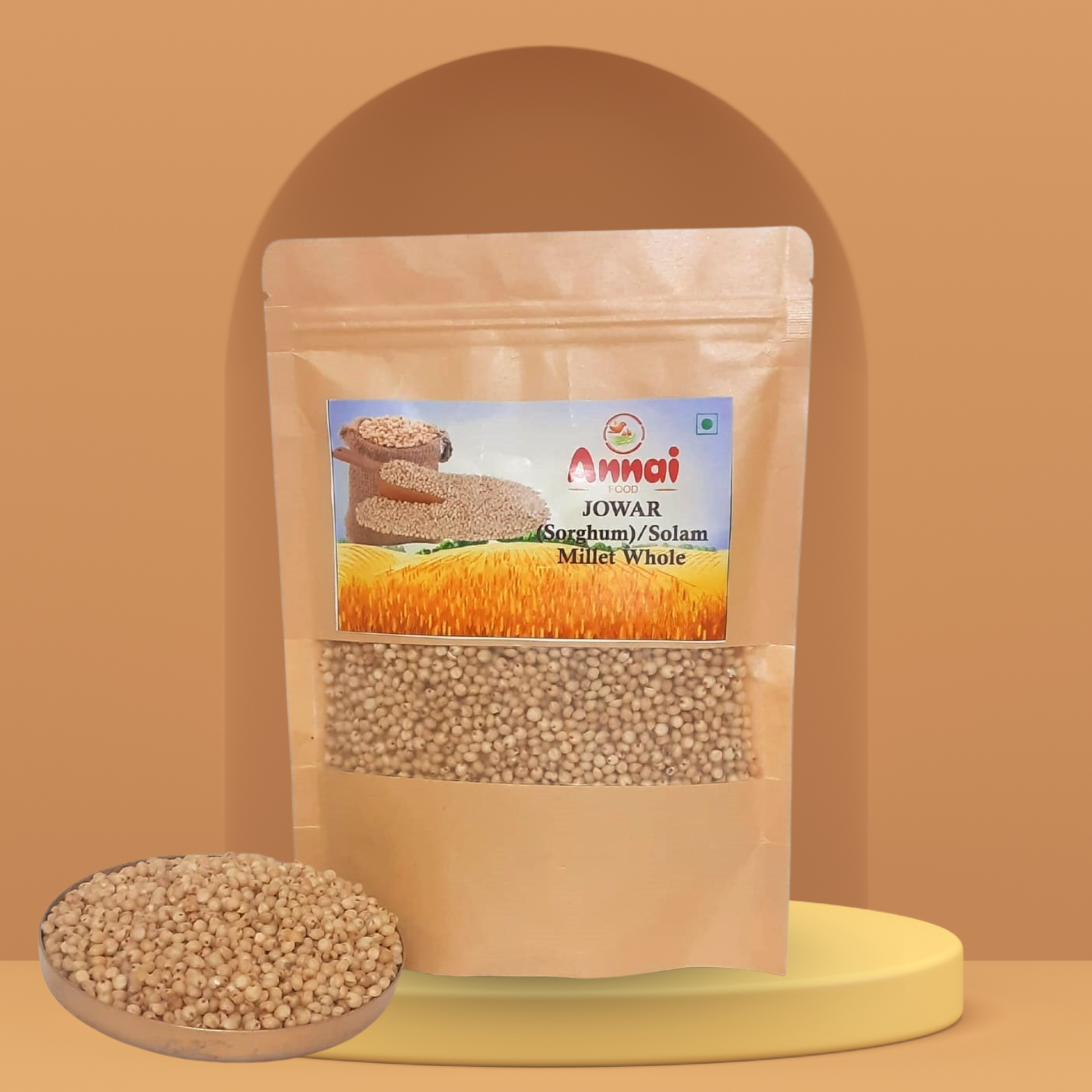 Jowar Whole- 500gm