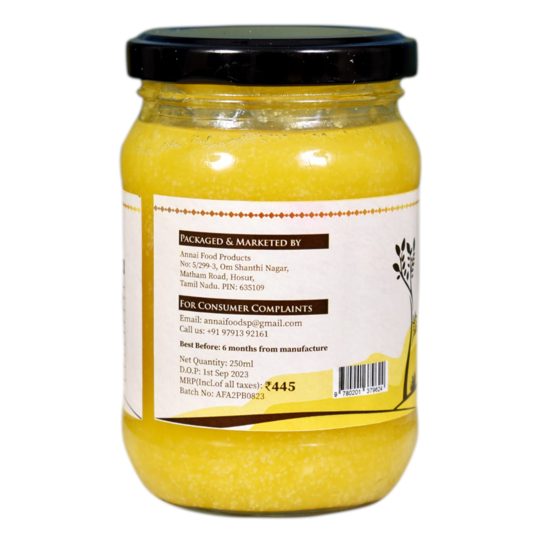 Pure Bilona A2 Cow Ghee 250ml
